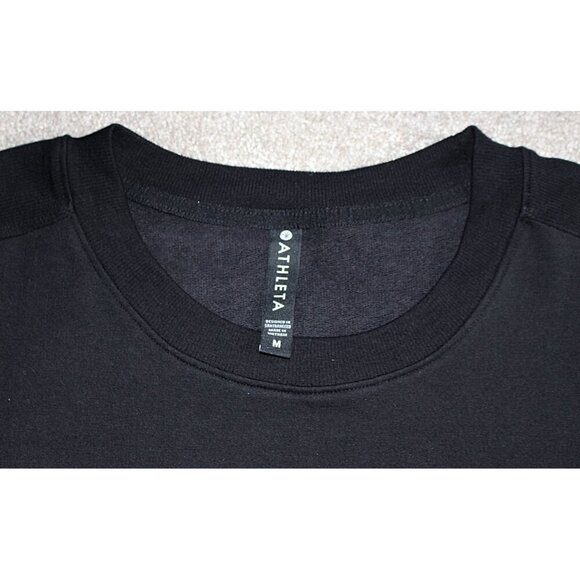 Athleta - Balance Sweatshirt Dress in Black, size Medium. Style 599867. - Picture 7 of 13